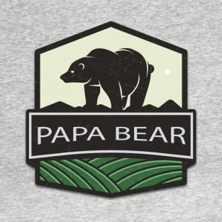 Papa Bear Father's Day Shirt T-Shirt